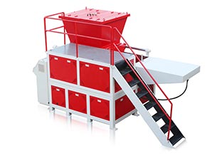 生活垃圾撕碎機，單軸撕碎機，軟料撕碎機